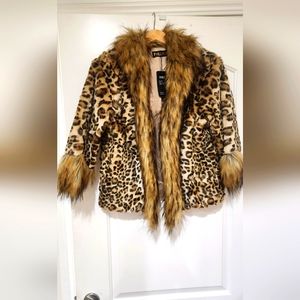 Faux fur jacket
